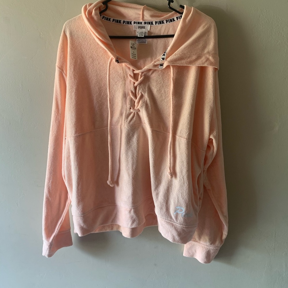 Lace up hoodie